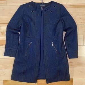 Frank Lyman Design Textured Navy Blazer
